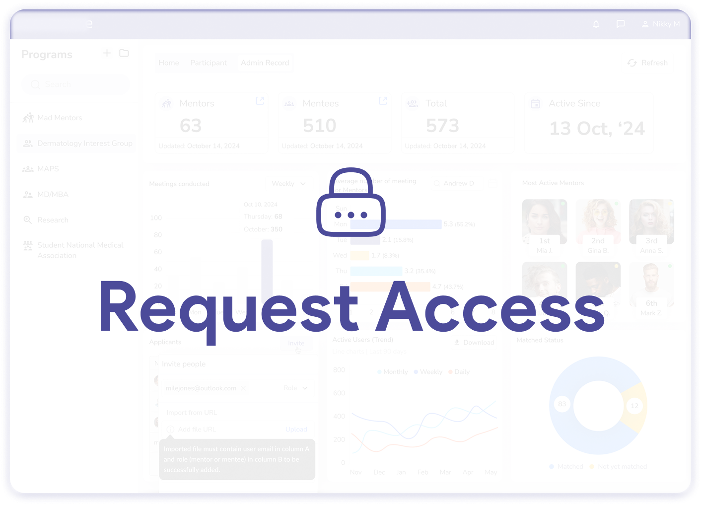 oneMauve dashboard UI